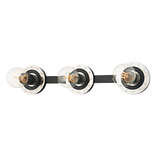 Teo Bath and Vanity with Polished Nickel/Soft Black Finish