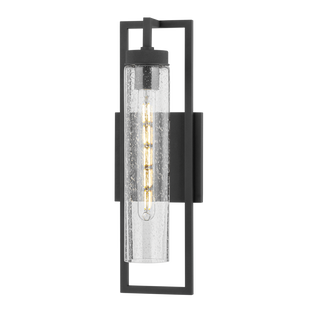 CHESTER EXTERIOR WALL SCONCE with TEXTURED BLACK Finish