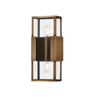 SANTA CLARA EXTERIOR WALL SCONCE with PATINA BRASS Finish