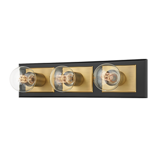 Runyan Bath and Vanity with PATINA BRASS/SOFT BLACK Finish