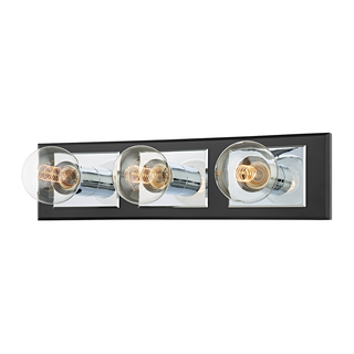 Runyan Bath and Vanity with Polished Chrome/soft Black Finish