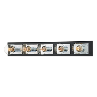Runyan Bath and Vanity with Polished Chrome/soft Black Finish