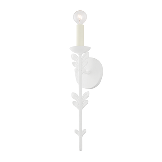 Florian Wall Sconce with GESSO WHITE Finish