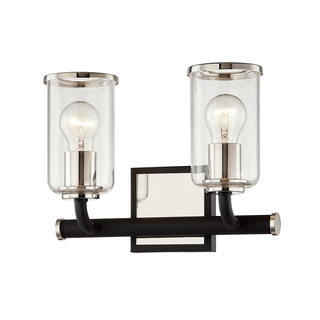Aeon Bath and Vanity with TEXTURED BLACK & POLISH NICKEL Finish