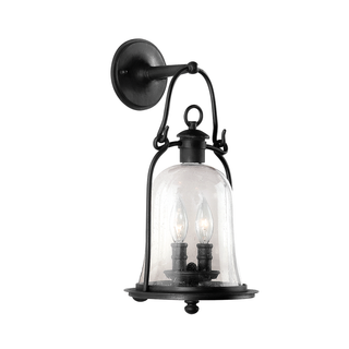 Owings Mill Wall Sconce with TEXTURED BLACK Finish