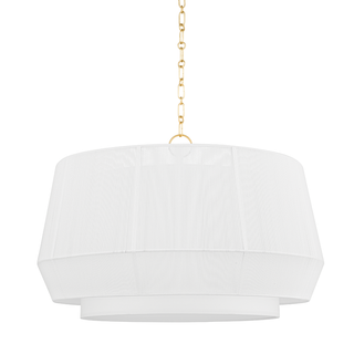 Debi Pendant with Aged Brass Finish