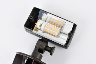 Outdoor 12V Cast Brass flood light 2 inch L x 4 inch W x 6 inch H in Dark Bronze
