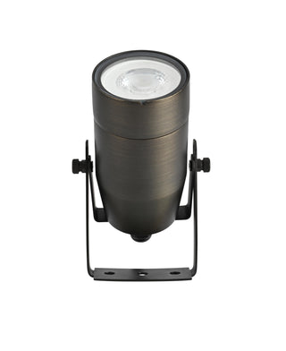 Outdoor 12V Cast Brass spot light 2 inch Wide x 4.5 inch High in Dark Bronze