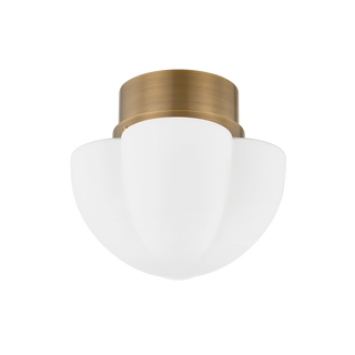 SEABROOK Flush Mount with HISTORIC BRONZE Finish