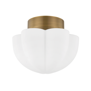 SEABROOK Flush Mount with HISTORIC BRONZE Finish