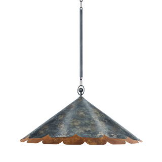 FOLLY BEACH Pendant with VERDIGRIS Finish