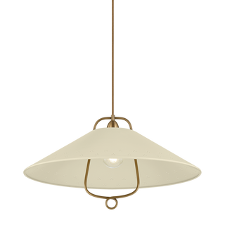 PAWLEY Pendant with HISTORIC BRONZE/SOFT SAND Finish