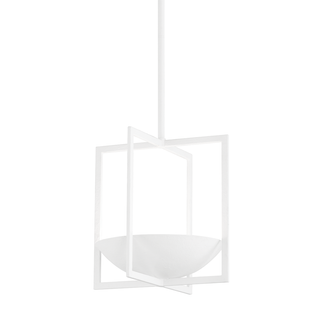 Loki Pendant with GESSO WHITE Finish