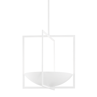 Loki Pendant with GESSO WHITE Finish