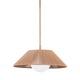Lisbon Pendant with PATINA BRASS Finish