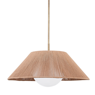 Lisbon Pendant with PATINA BRASS Finish