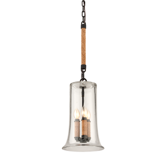 Pier 39 Pendant with FORGED IRON Finish