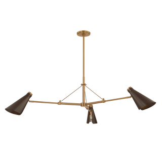 ANDERSEN Chandelier with PATINA BRASS/BRONZE Finish