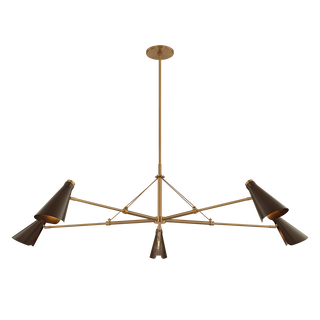 ANDERSEN Chandelier with PATINA BRASS/BRONZE Finish