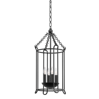 LASSEN Lantern with BLACK IRON Finish