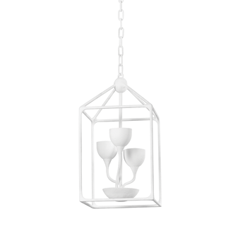 WESTWOOD Lantern with GESSO WHITE Finish