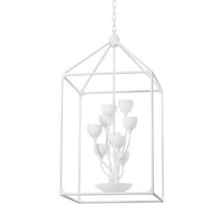 WESTWOOD Lantern with GESSO WHITE Finish