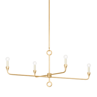 ORSON Linear with VINTAGE GOLD LEAF Finish
