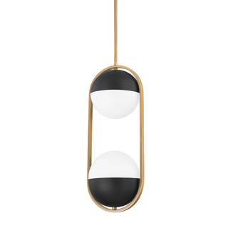 WILLARD Pendant with PATINA BRASS Finish