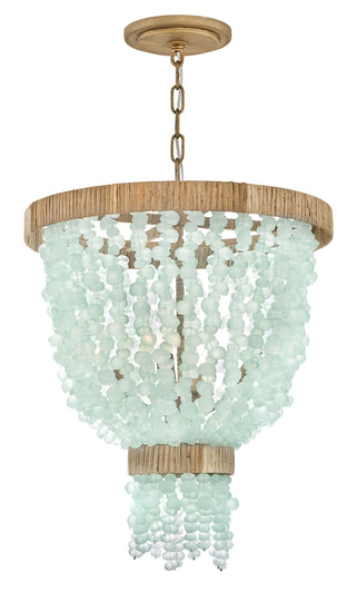 Dune Large Pendant in Burnished Gold