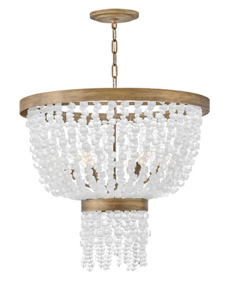 Dune Medium Single Tier Chandelier in Burnished Gold
