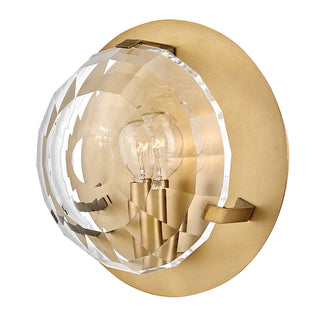Nala Small Single Light Sconce in Heritage Brass