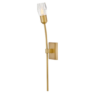 Atera Large Single Light Sconce in Heritage Brass