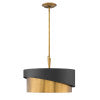 Gigi Small Convertible Drum in Heritage Brass