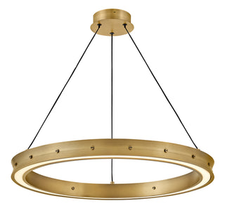 Althea Medium Chandelier in Lacquered Brass