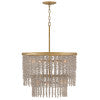 Rubina Medium Convertible Chandelier in Burnished Gold