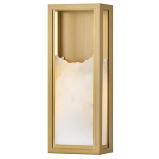 Veleta Large Single Light Sconce in Lacquered Brass
