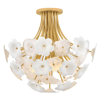 Marianne Medium Semi-Flush Mount in Deluxe Gold