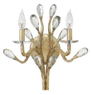 Eve Medium Two Light Sconce in Champagne Gold