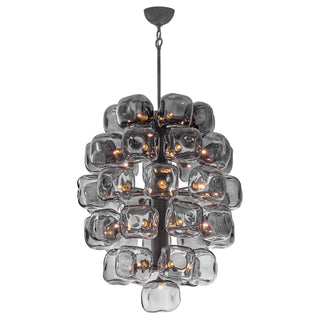 Perriand Medium Chandelier in Brushed Graphite