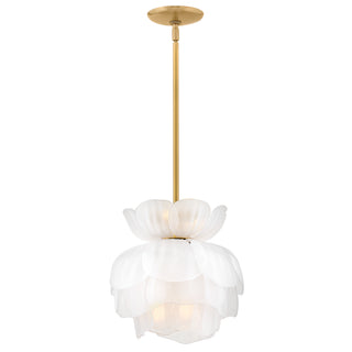 Fantine Medium Pendant in Unlacquered Brass