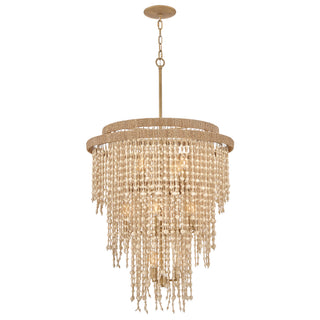 Freya Medium Chandelier in Burnished Gold