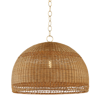 APRIL Pendant in AGED BRASS Finish