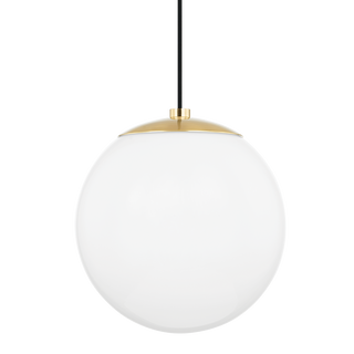 Stella Pendant in Aged Brass Finish