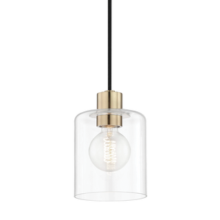 Neko Pendant in Aged Brass Finish