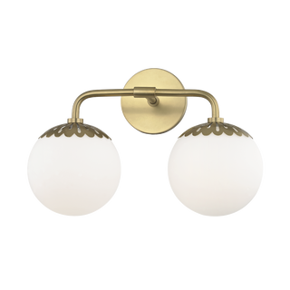 Paige Bath and Vanity in Aged Brass Finish