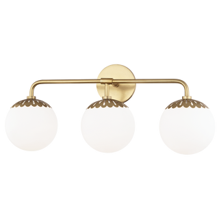 Paige Bath and Vanity in Aged Brass Finish