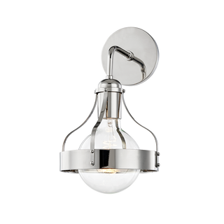 Violet Wall Sconce in Polished Nickel Finish