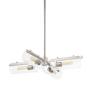 Ariel Chandelier in Polished Nickel Finish