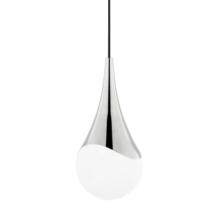 Ariana Pendant in Polished Nickel Finish