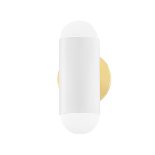 Kira Wall Sconce in Aged Brass/soft White Combo Finish